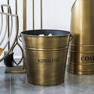 Kindling Bucket - Brass