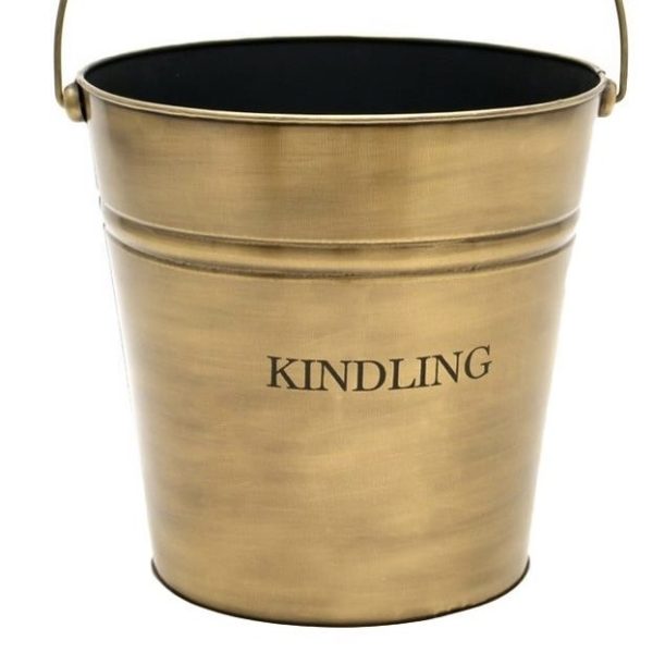 Kindling Bucket - Brass - Image 2
