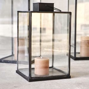 Antique Black Metal Lantern