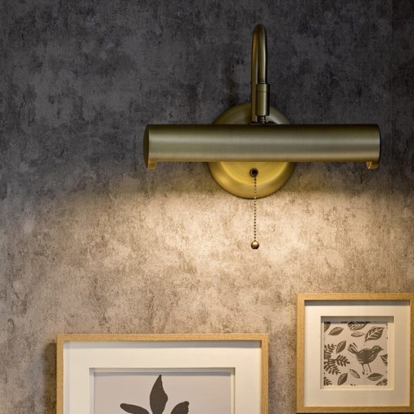 Brass Picture Wall Light - Small SAVE 50% - Image 4