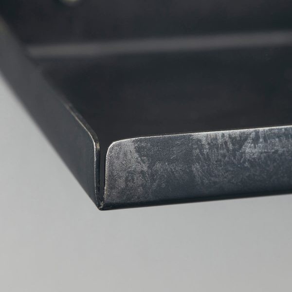 Antique Black Metal Shelf - SAVE 15% - Image 4