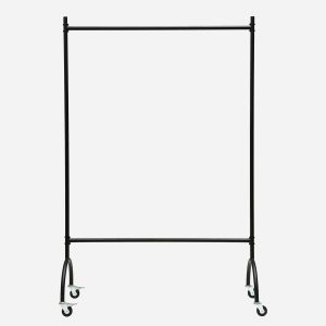 Black Steel Clothes Rack - SAVE 50%