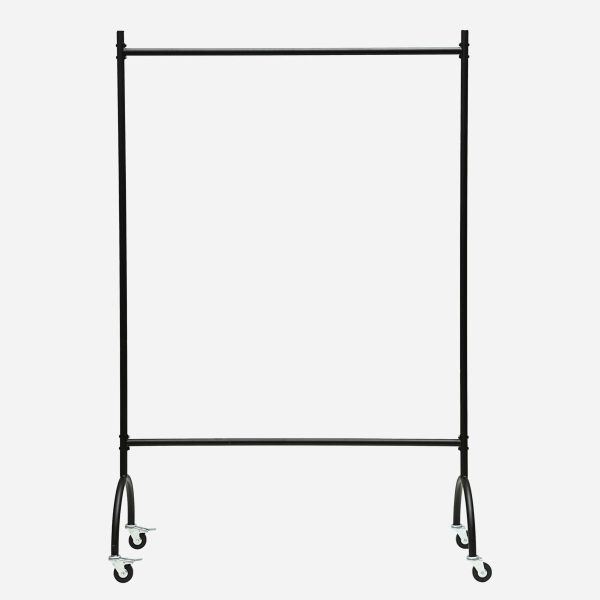 Black Steel Clothes Rack - SAVE 50%