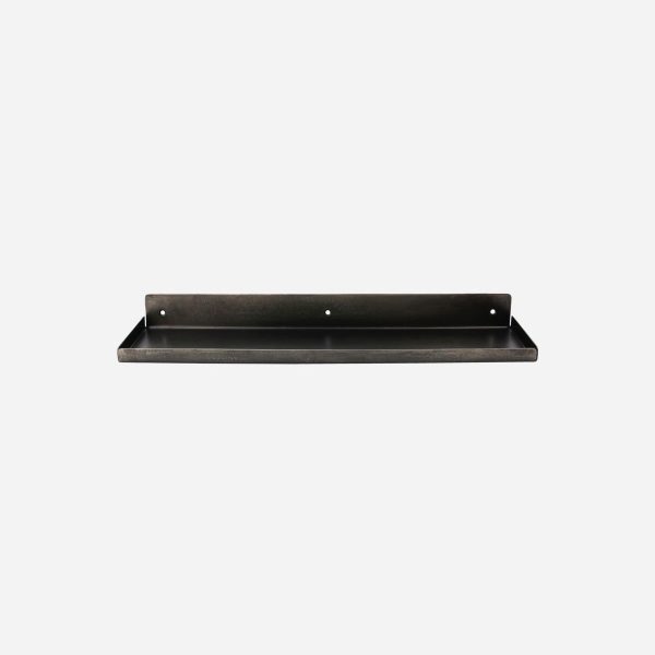 Antique Black Metal Shelf - SAVE 15% - Image 2