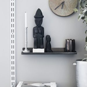 Antique Black Metal Shelf - SAVE 15%
