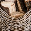 Wicker Log Basket - Round - Image 2