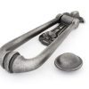 Antique Pewter Loop Door Knocker - save 30%