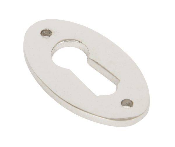 Oval Escutcheon - Polished Nickel