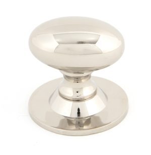 Oval Cabinet Knob (Large) - Polished Nickel