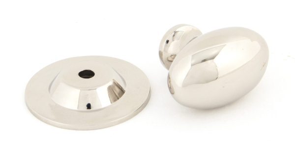 Oval Cabinet Knob (Small) - Polished Nickel - Image 3