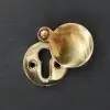 Round Escutcheon - Aged Brass