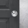 Beaded Edge Regency Door Knobs (Pair) - Polished Chrome - Image 2