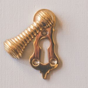 Beehive Lady Escutcheon - Brass