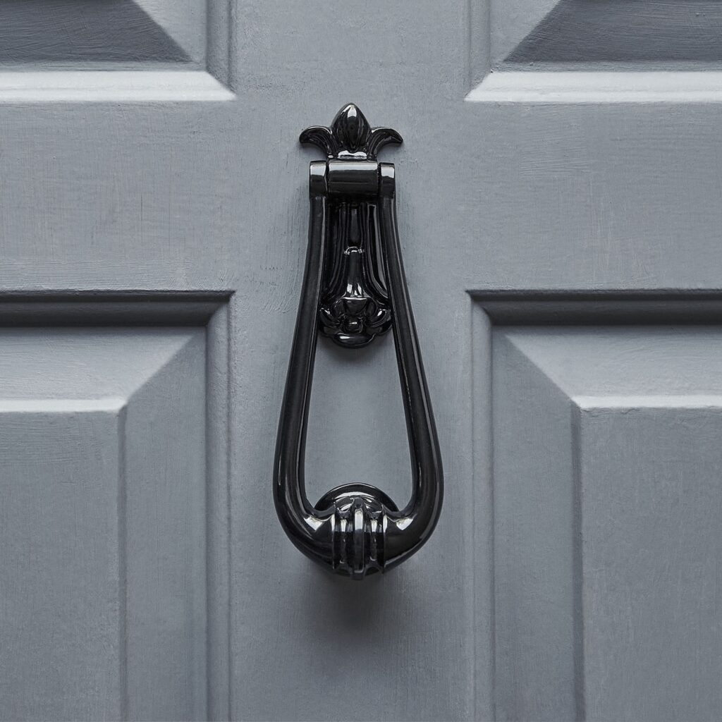 Baldwin 0113.151 Antique Nickel S Door Knocker