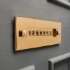 Classic Letterplate Without Clapper - Polished Brass - Image 3