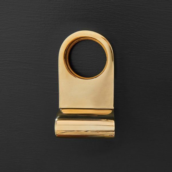 Cylinder Pull - Polished Brass - Image 2