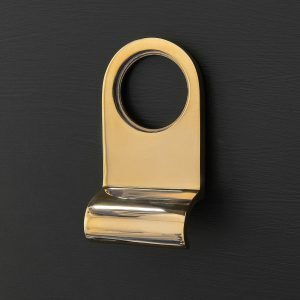 Cylinder Pull - Polished Brass