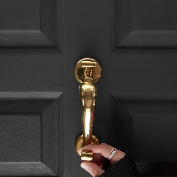 Doctors Door Knocker - Polished Brass - Image 3