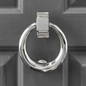Hoop Door Knocker- Polished Nickel