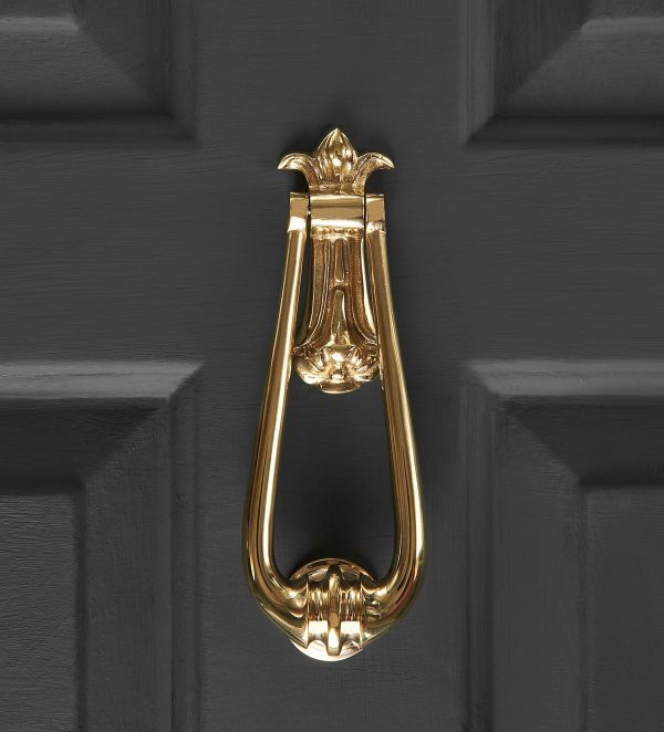 Loop Door Knocker - Polished Brass