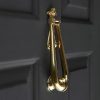 Loop Door Knocker - Polished Brass - Image 3