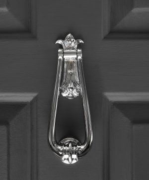 Loop Door Knocker - Polished Chrome