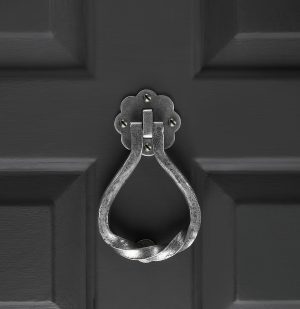 Pear Door Knocker - Pewter