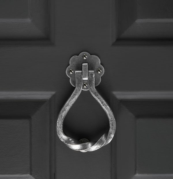 Pear Door Knocker - Pewter