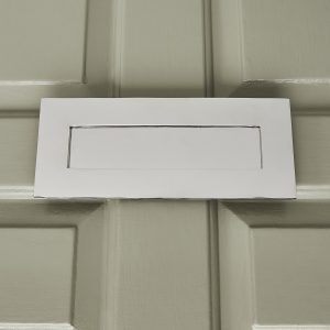 Period Letterplate (Small) - Polished Nickel
