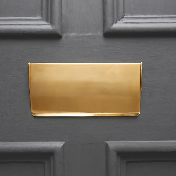 Period Letterplate Tidy - Polished Brass - Image 2