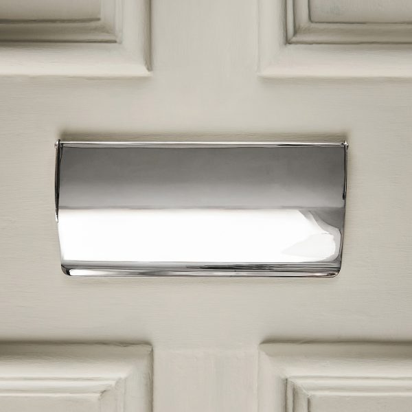 Period Letterplate Tidy - Polished Nickel