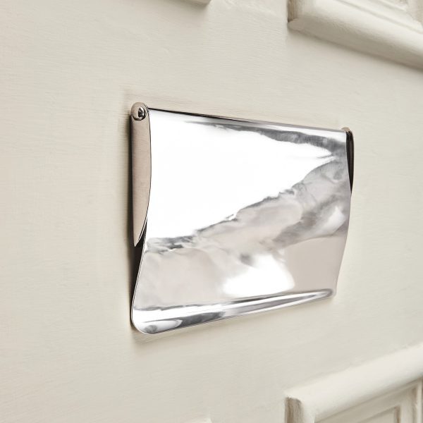 Period Letterplate Tidy - Polished Nickel - Image 2