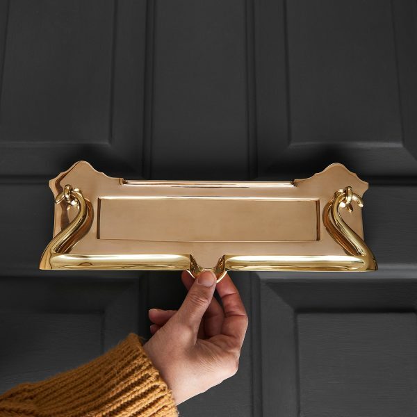 Postal Letterplate - Polished Brass - Image 2