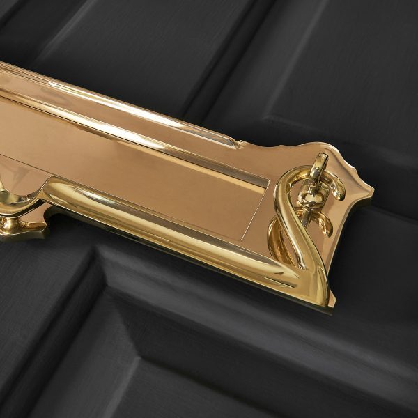 Postal Letterplate - Polished Brass - Image 3