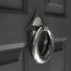 Ring Hand Forged Door Knocker - Pewter - Image 2