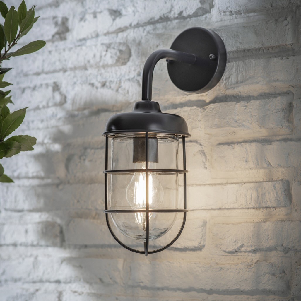 harbour wall light carbon