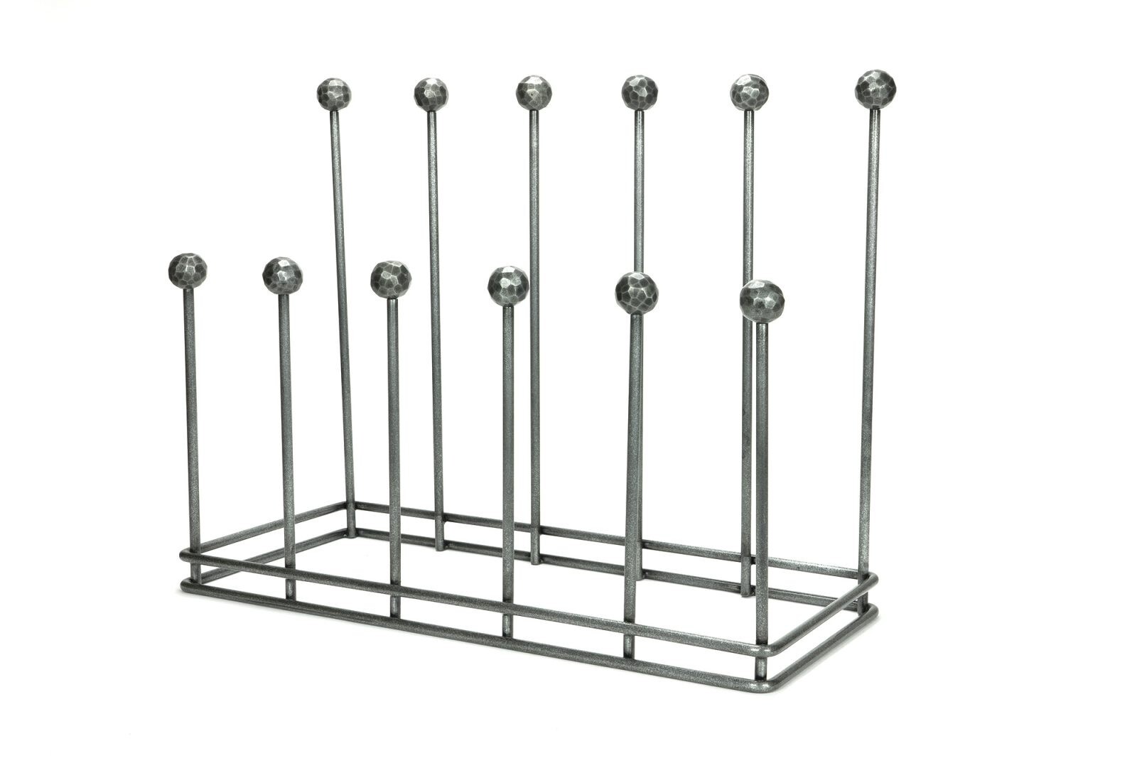 Pewter Six Pair Boot Rack - Grace & Glory