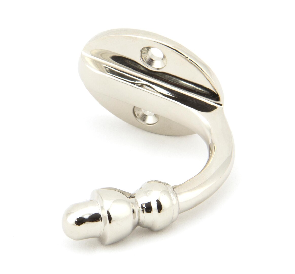 Polished Nickel Coat Hook Grace & Glory