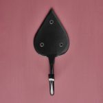 gothic coat hook black