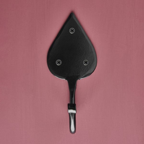 gothic coat hook black