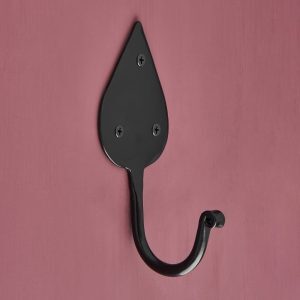 gothic coat hook black