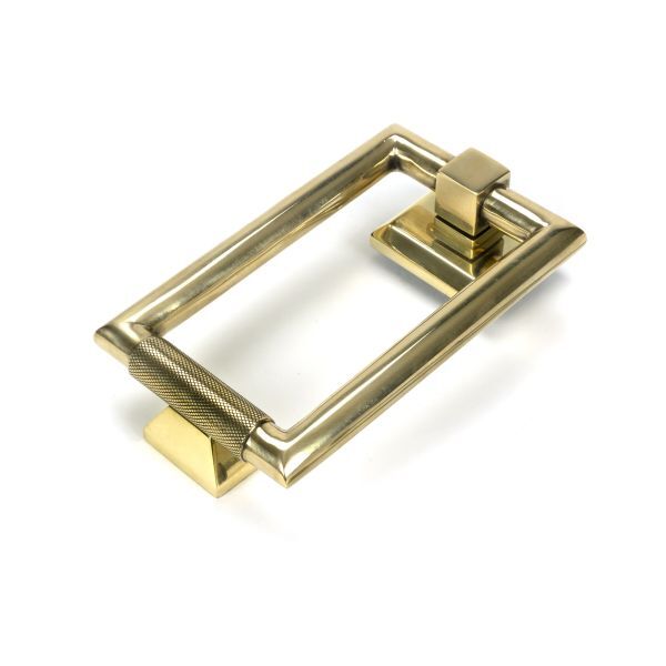 aged brass brompton door knocker