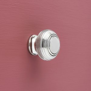 polished chrome beehive cabinet knob 30mm