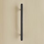 knurled pull handle (medium) matt black