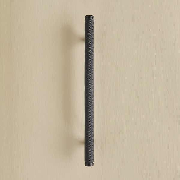 knurled pull handle (medium) matt black