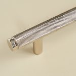 knurled pull handle (medium) polished nickel