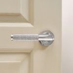 knurled lever handles polished nickel