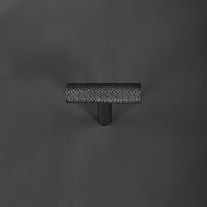 Brompton Knurled T Bar - Matt Black