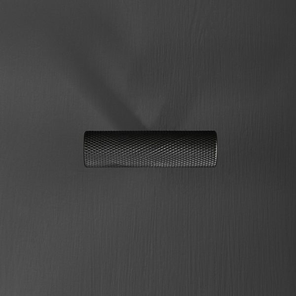Brompton Knurled T Bar - Matt Black - Image 3
