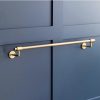 brass towel rail large